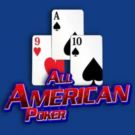 All American Poker slot visual from RTG (Reel Time Gaming) available on x3bett.com