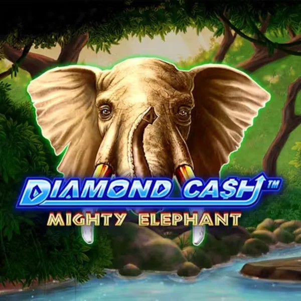 Diamond Cash Mighty Elephant slot logo by Greentube at X3bet casino