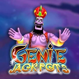 Genie Jackpots slot visual from Blueprint Gaming available on x3bett.com