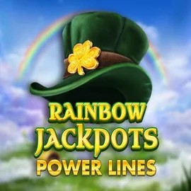 Rainbow Jackpots Power Lines online game logo by Red Tiger Gaming on x3bett.com