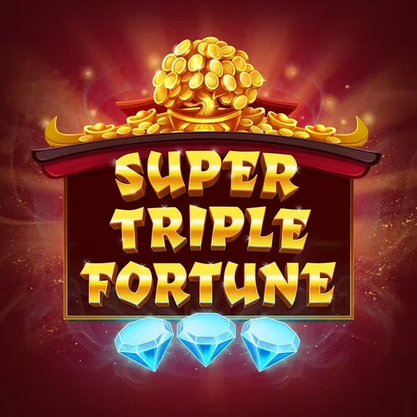 Super Triple Fortune slot logo by Greentube at X3bet casino