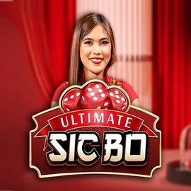 Ultimate Sic Bo online game logo by Ezugi on x3bett.com
