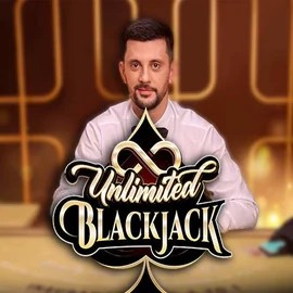 Unlimited Blackjack by Ezugi, showcased at x3bett.com – game logo